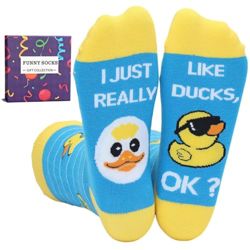 YEXIPO Womens Funny Socks Novelty Crazy Cute Crew Socks...