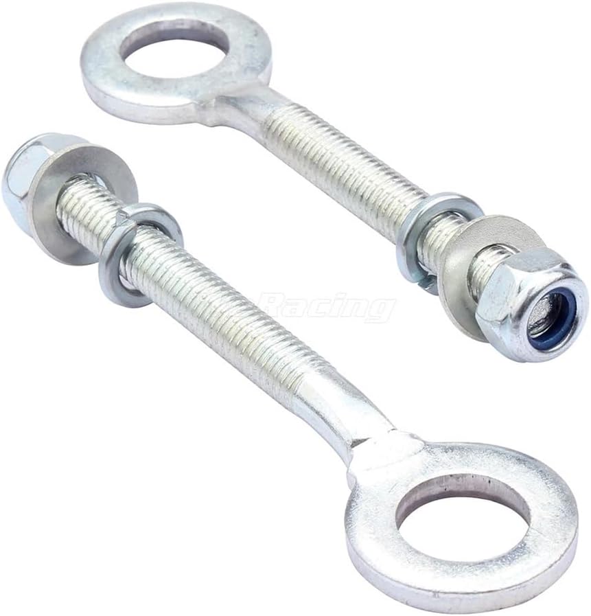 2PCS 0.6inch 15mm Chain Axle Tensioner Adjusters For 110cc 125cc 140cc 150cc 250cc SUNL Dirt Pit ATV Quad Bike