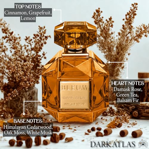 Image of BLEUM Dark Atlas | 100 mL | Unisex Men Women | Long Lasting Spicy Perfume Fragrance Scent | 25% EDP Eau De Parfum (Spicy)