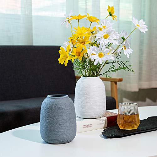 Vase en céramique pour salon et compositions florales de table basse chic - 4
