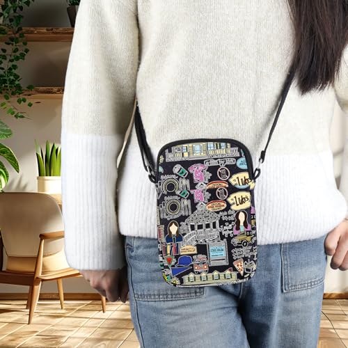 BWWKTOP Luke's Diner Crossbody Bag Lorelai & Rory Fans Gifts Stars Hollow Gilmore Adjustable Messenger Bag3