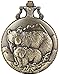 YQGOO Reloj Bolsillo Creativo con diseño Oso Polar Hombres, Relojes Bolsillo Cuarzo con Esfera Blanca granmoda Mujeres, Reloj Colgante Cadena eslabones Gruesos aleación clásica Amigos
