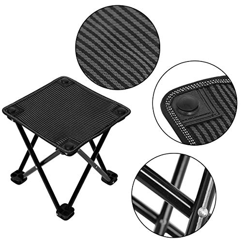 Folding Camp Stool, Portable Camping Stool Mini Camping Foot Stool Outdoor Adult Hiking Fishing Beach Portable Chair Collapsible Stool #TOP4