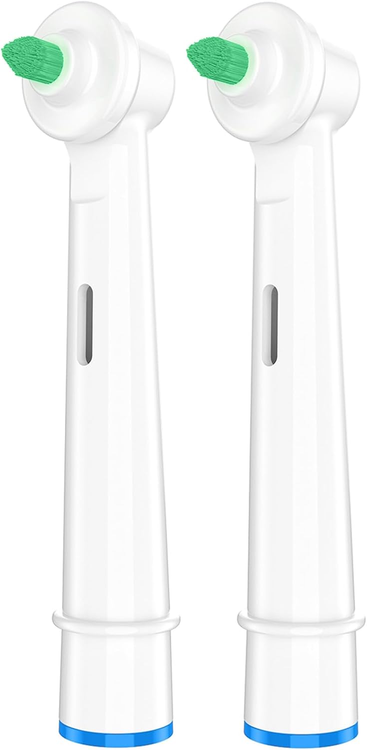 Interdental Replacement Brush Heads Compatible with Oral-B Toothbrushes | Soft Bristles Reach Hard-to-Clean Areas Between Teeth, Around Braces, Bridges, Implants, Back Molars and Along the Gumline