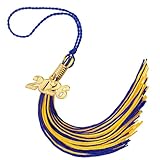 2026 Tassel Graduation, Blue and Gold Graduation Tassel, 2026 Tassel Charms for Graduations Cap Decorations...