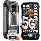 Blackview Xplore 2 Rugged Smartphone 5G, 20000mAh Batteria Telefono Indistruttibile, 6.73''FHD, 120Hz, MTK 8300, 3.2K AMOLED, 50MP+20MP, 48GB+1TB Cellulare Robusto, Dual SIM/OTG/WIFI 6/IP68