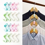 iYourHouse Clothes Hanger Connector Hooks 100pcs, Thicken Hanger Hooks for Clothes, Space Saving, Lo