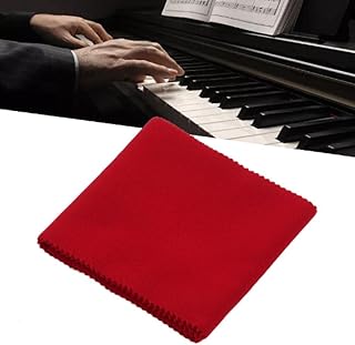 BORDSTRACT 76-88 Teclas de Piano Paño Antipolvo, Funda de Teclado para Piano Electrónico y Digital (Rojo)