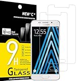NEW'C 2 Stück für Samsung Galaxy A3 2016 für Panzerglas, Frei von Kratzern, 9H Festigkeit, HD Bildschirmschutzfolie, 0.33mm Ultra-klar, Ultrawiderstandsfähig