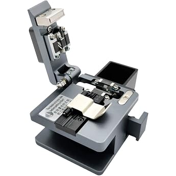 TM20 Fiber Cleaver Fiber Cutter Glass Fiber with 24 Splits Precise CNC Machining LWL Cleaver with 3-in-1 Bracket and Aviation Aluminum Material