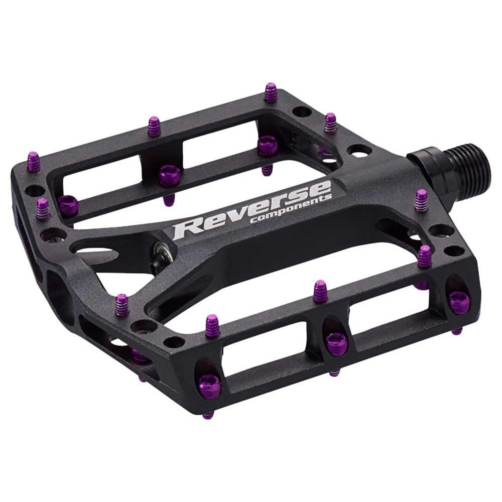 Reverse Black ONE Flat Fahrrad Pedal schwarz/lila