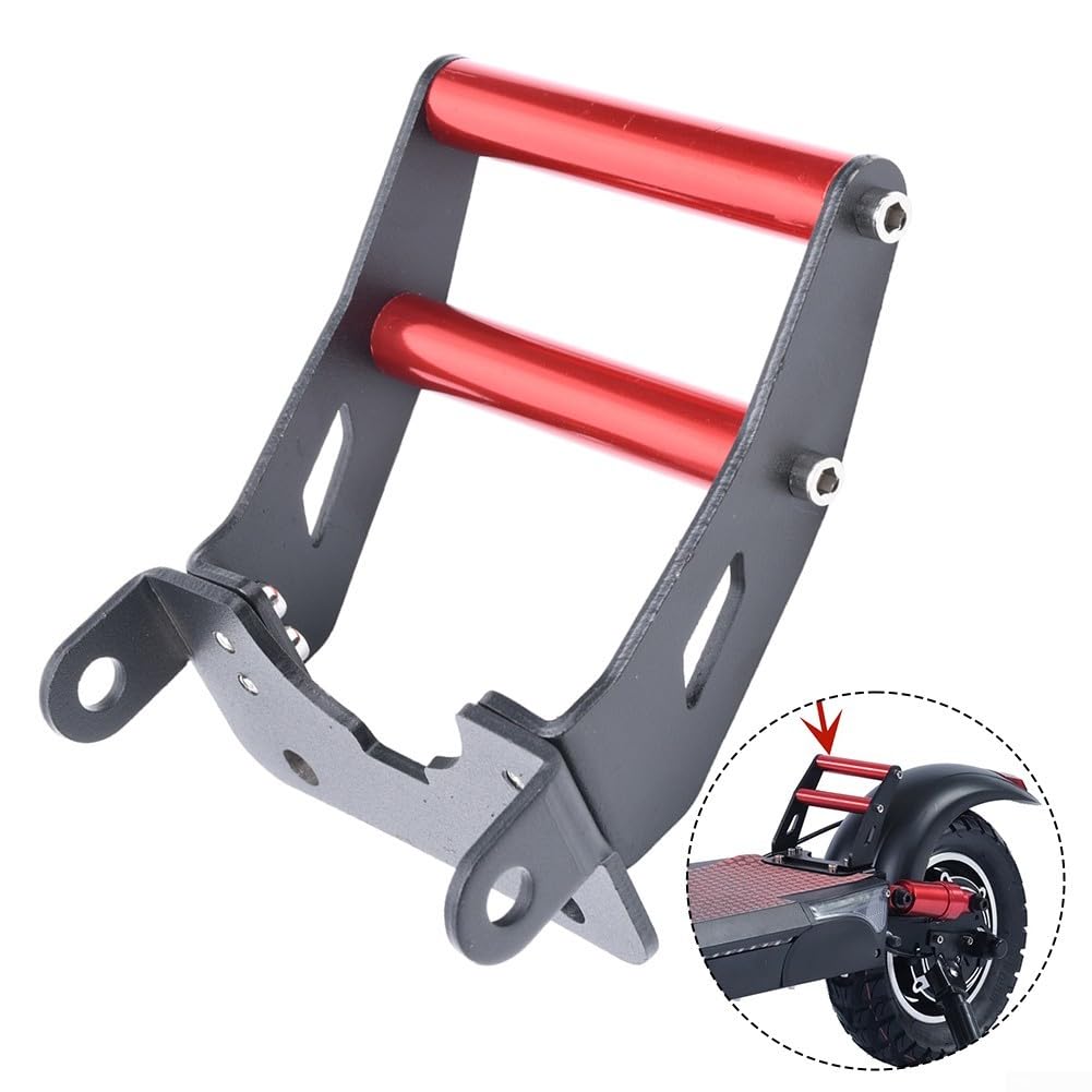 Reposapiés trasero, kit de soporte trasero de aleación de aluminio para horquilla trasera plegable, pedal, soporte para patinete eléctrico