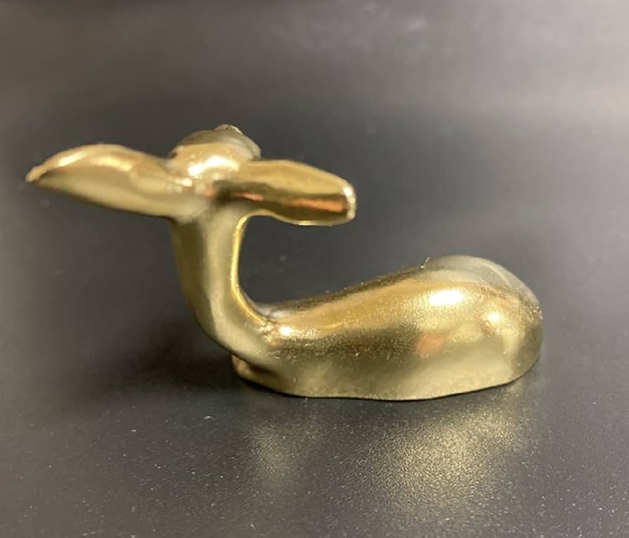 Amazon.co.jp: Kaimed 真鍮 鹿 イエローゴールド 置物 オブジェ