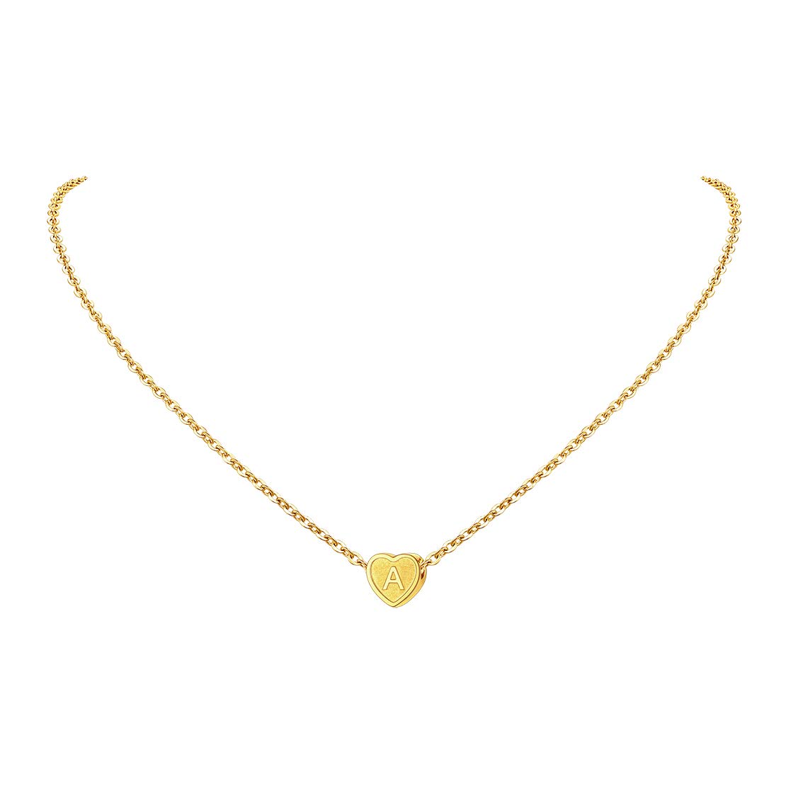 ChicSilver Collana Argento 925 Donna, Collana Donna Argento Cuore con Iniziale Lettera S Lunga 41+5CM, Ciondolo Lettera Ragazza Amicizia Idee Regalo per Compleanno Anniversario Natale
