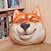 Simulación Creativa En 3D Shiba Inu Muñeco De Peluche Regalo De Cumpleaños Muñeco De Peluche con Máquina De Garras Cara Divertido Coche Sofá Respaldo Cojín Almohada