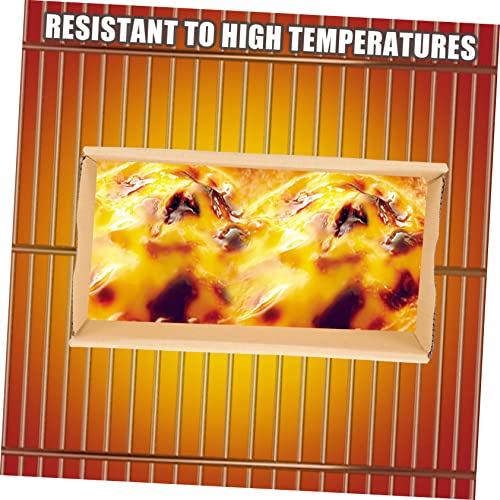 PEPLAYTAL 25 Stück Teiliges Einweg Backform Papier Hitzebeständige Ölresistente Kastenformen aus Dickem Wellpapier für Kuchen und Brot Praktische Einweg Loaf Pan Backformen Braun