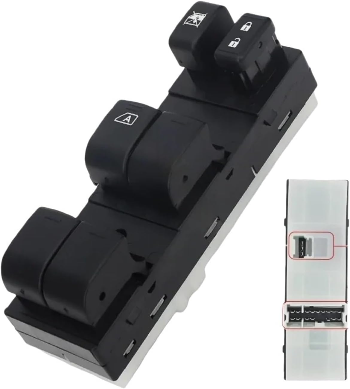 Compatible with 2012-2019 Nissan Versa Front Left Electric Power Lifter Window Control Switch Button Car Accessories 25401-3AA1B 25401-1VK0A