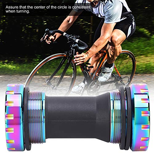 Bottom Bracket, Metal One‑Piece Bicycle Bottom Bracket, Metal Bottom Bracket for Bike Modification