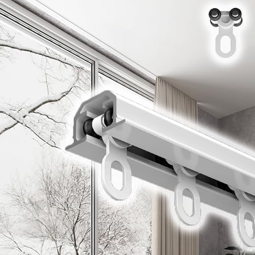 Riel de techo de aluminio integrado de 6 m para eliminar barras vistas 2