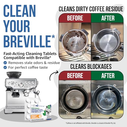 Image of Caffenu Breville Compatible Coffee Machine Cleaning Tablets, 10 Count