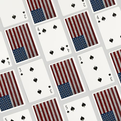 Lantern Press Baraja Americana Distressed, 52 Cartas Poker miniatura 4