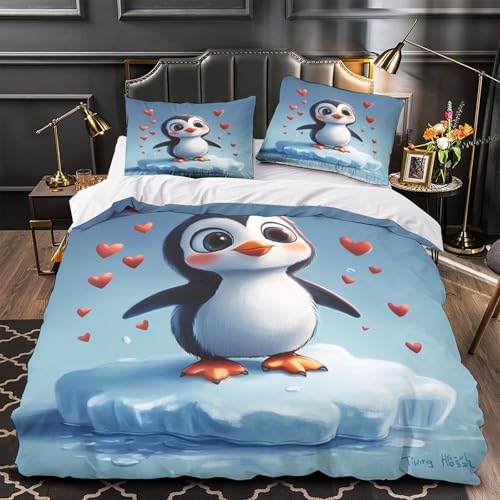 Housse de couette pingouin zippée pour en finir avec les draps rêches - 2