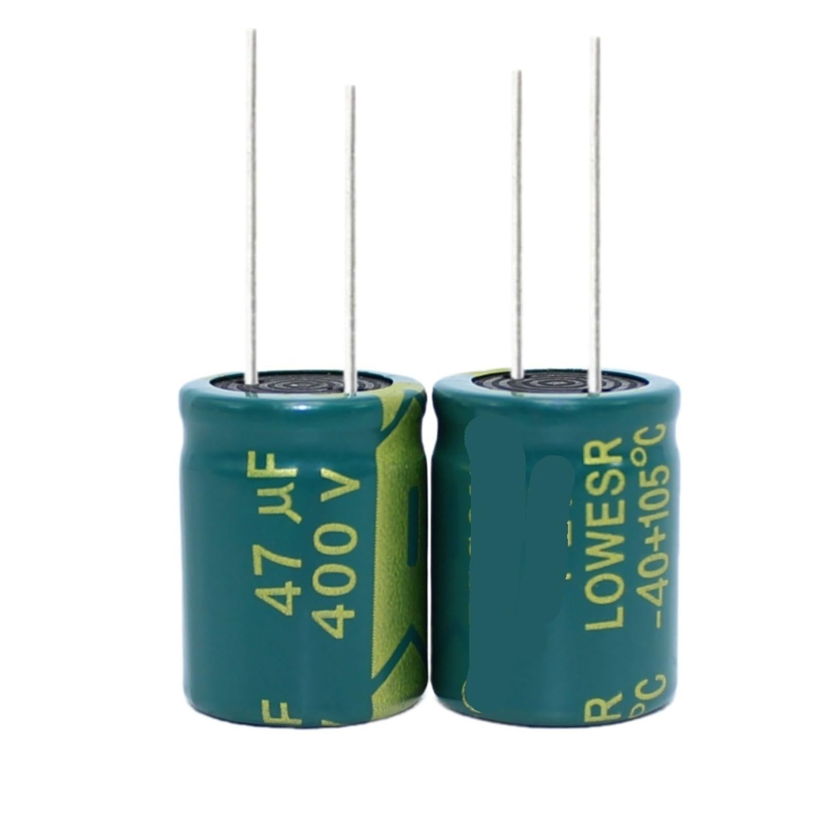 Condensateur électrolytique 400V filtration haute tension stable en lot de 5 pièces