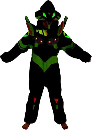 SAZAC Kigurumi - Evangelion Unit-01 - Eva-01 - Onesie Jumpsuit Halloween Costume - Adult