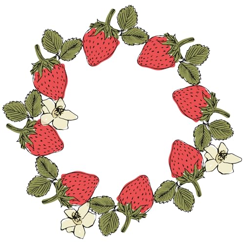 Sizzix Set Di 19 Timbri Trasparenti Botanical Fruit Di Lisa Jones