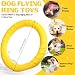 Jenaai 4 Pack Dog Ring Toy Dog Training Chew Toy for Outdoor Aggressive Durable Pet Chewers Floating Toys Puppy Ring for Large Medium Puppy Training(Colorful,11.81 Inch)