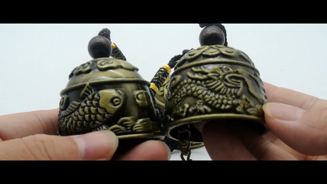 Amazon.co.jp: Pinenjoy 風鈴 鈴 風水 銅鈴 魚 ベル クリスマスツリー