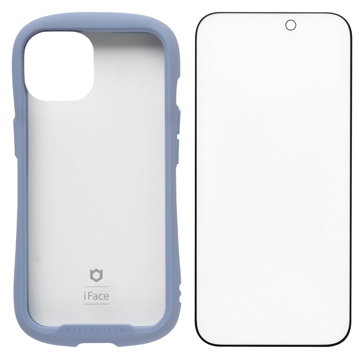 Amazon | iFace Reflection iPhone 15 ケース クリア 強化ガラス