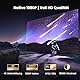 Smart Beamer 4K [Auto Fokus | Netflix Official | Dolby Audio] Full HD 1080P Beamer 600ANSI Smart-System Auto Vertikale Trapezkorrektur WiFi6 Zweiwege-Bluetooth 20W Projektor Outdoor 360°Drehbar