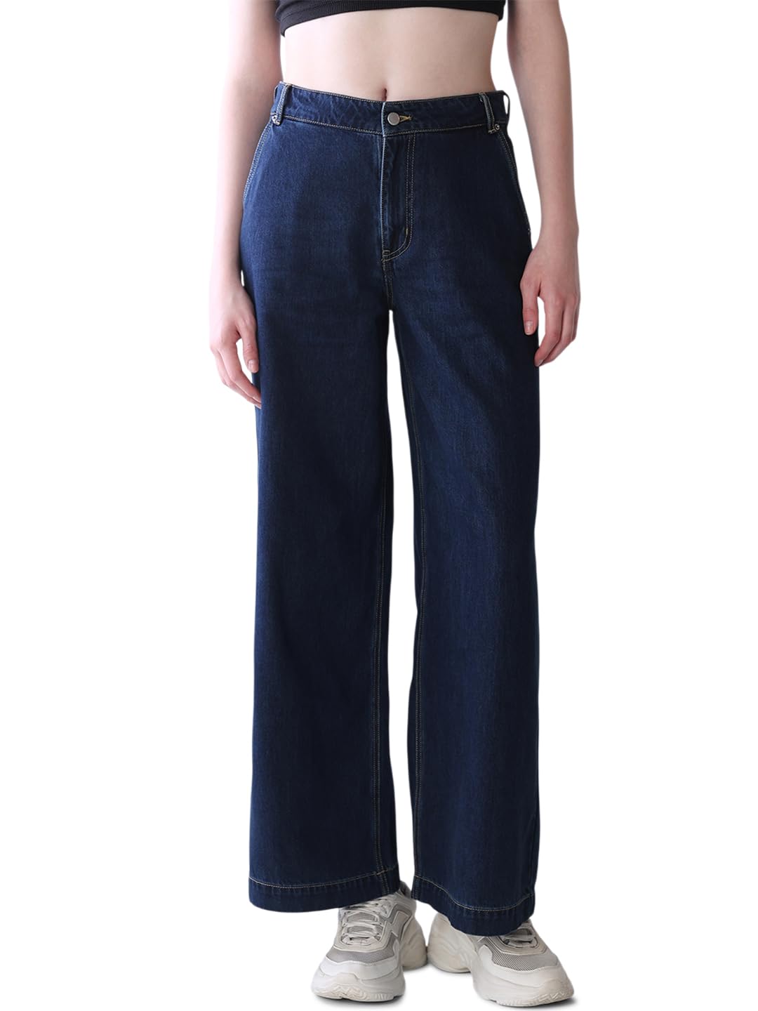 only Women Wide Leg Mid-Rise Jeans-picture-53