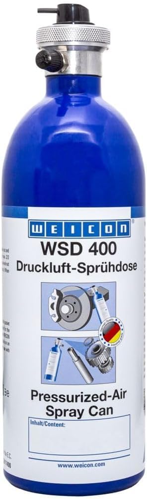 WEICON WSD 400 15811400 - Bomboletta ad aria compressa, Incolore, 400ml