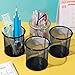 Metal Mesh Pen Holder Office Desk Pen Stand Pencil Stationery Organizer Stand Storage Pencil Cup Desk Supplies Pencil Stationery Organizer for Desk