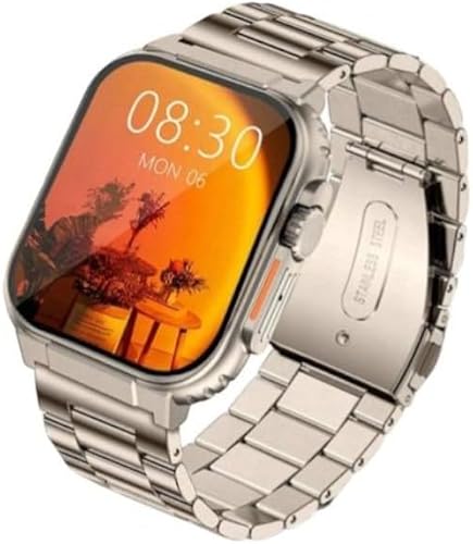 IP68 Waterproof Stainless Steel Smart Watch With Call Function -Gold