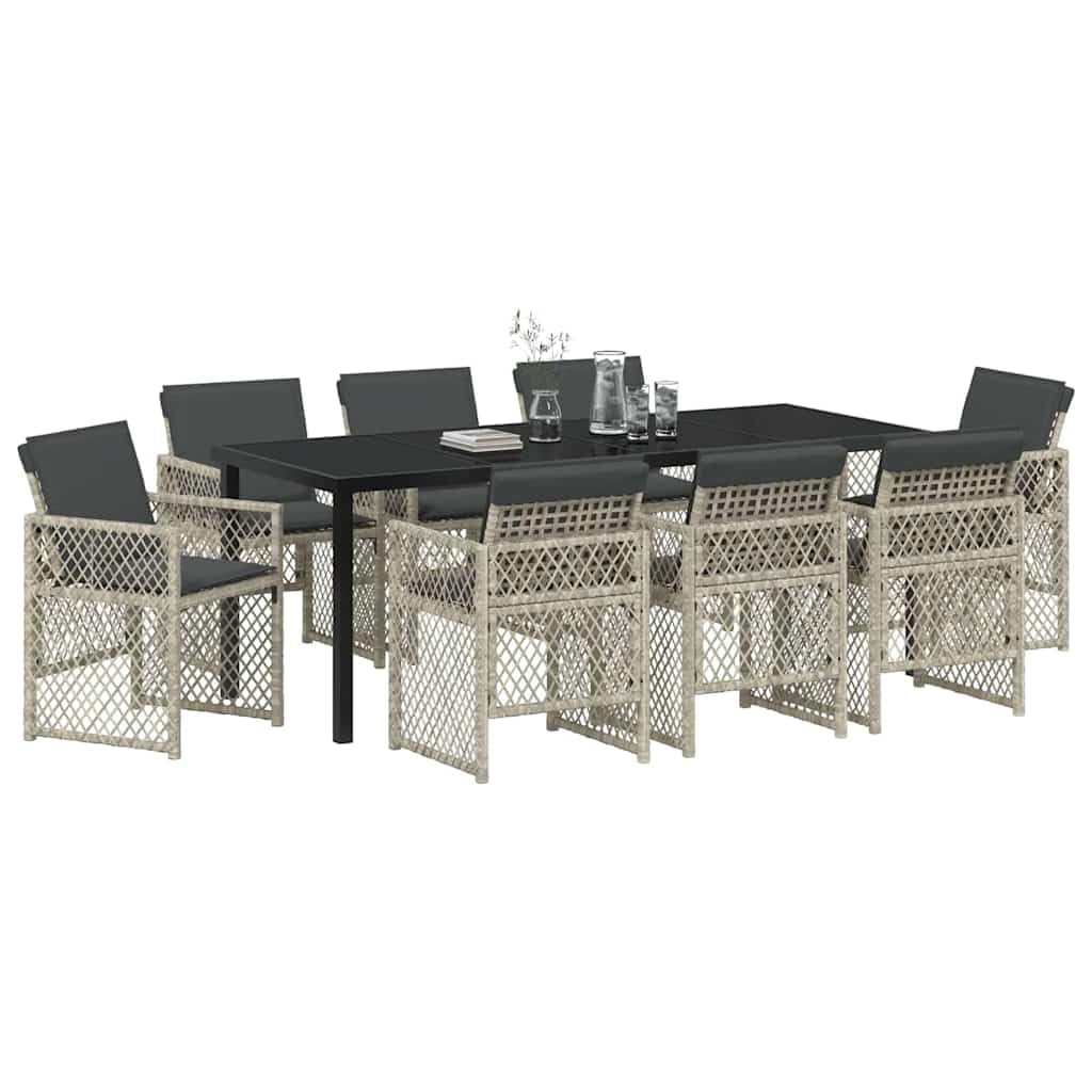 Ensemble de salle à manger pour jardin ergonomique pour accueillir toute la famille