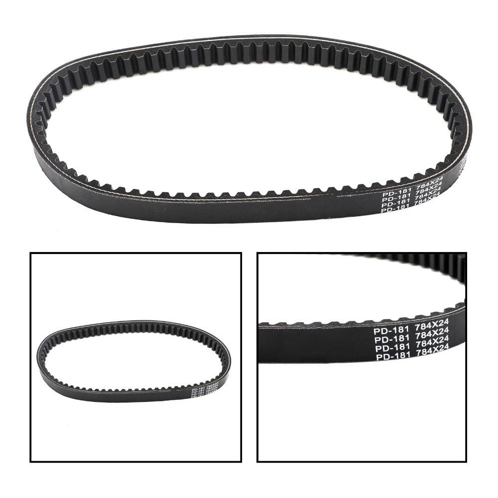 FUNFOB Transmisión Correa 1 Uds Correa Embrague Transmisión Piezas ATV 784OC X 24W para para YFM300 para Grizzly 300 2012-2013 P/N.1SC-E7641-00 Correas de transmisión