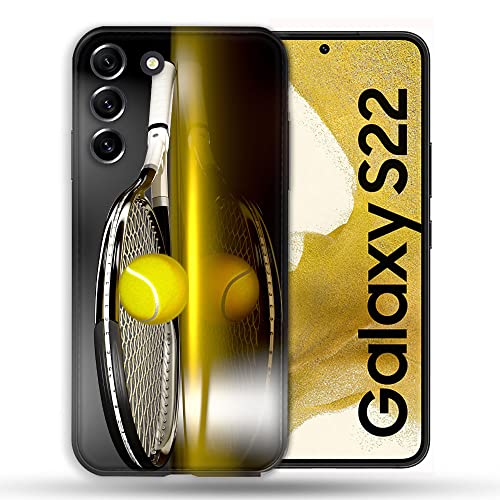 Coque Samsung S22 antichoc pour éviter les rayures avec motif tennis réfléchissant