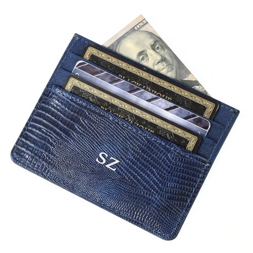 Personalisa Gold Silver Initial Card Holder