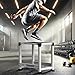 GanFindX Steel Plyo Box 12/18 Inch Surface Metal Plyometric Jumping Box Home Gym Jump Trainer for Fitness Exercise Agility Stamina Conditioning Strength Training