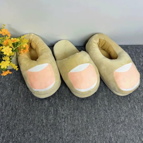 Big Toe Slippers Plush Funny Cute House Shoes Cozy Soft Warm Fuzzy Indoor Slides Winter Novelty Gifts 5