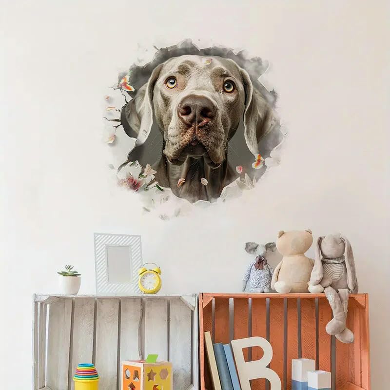 Autocollants toilettes chiens imperméables usage intérieur extérieur