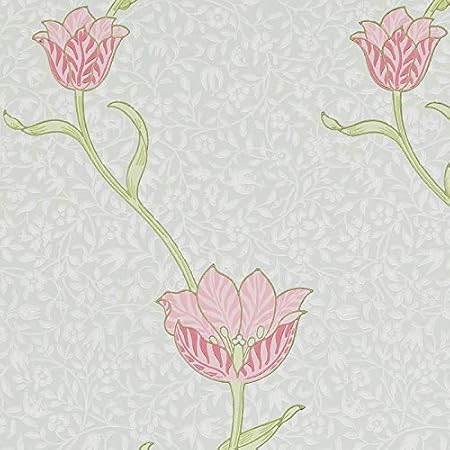 Amazon Co Jp ウィリアムモリス 壁紙 ガーデンチューリップ クロス イギリス製 ホーム キッチン