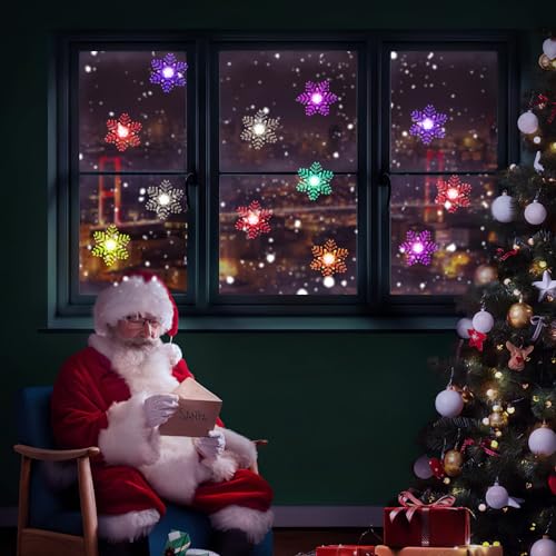 Lurrose 5pcs Snowflake Light - Image 4
