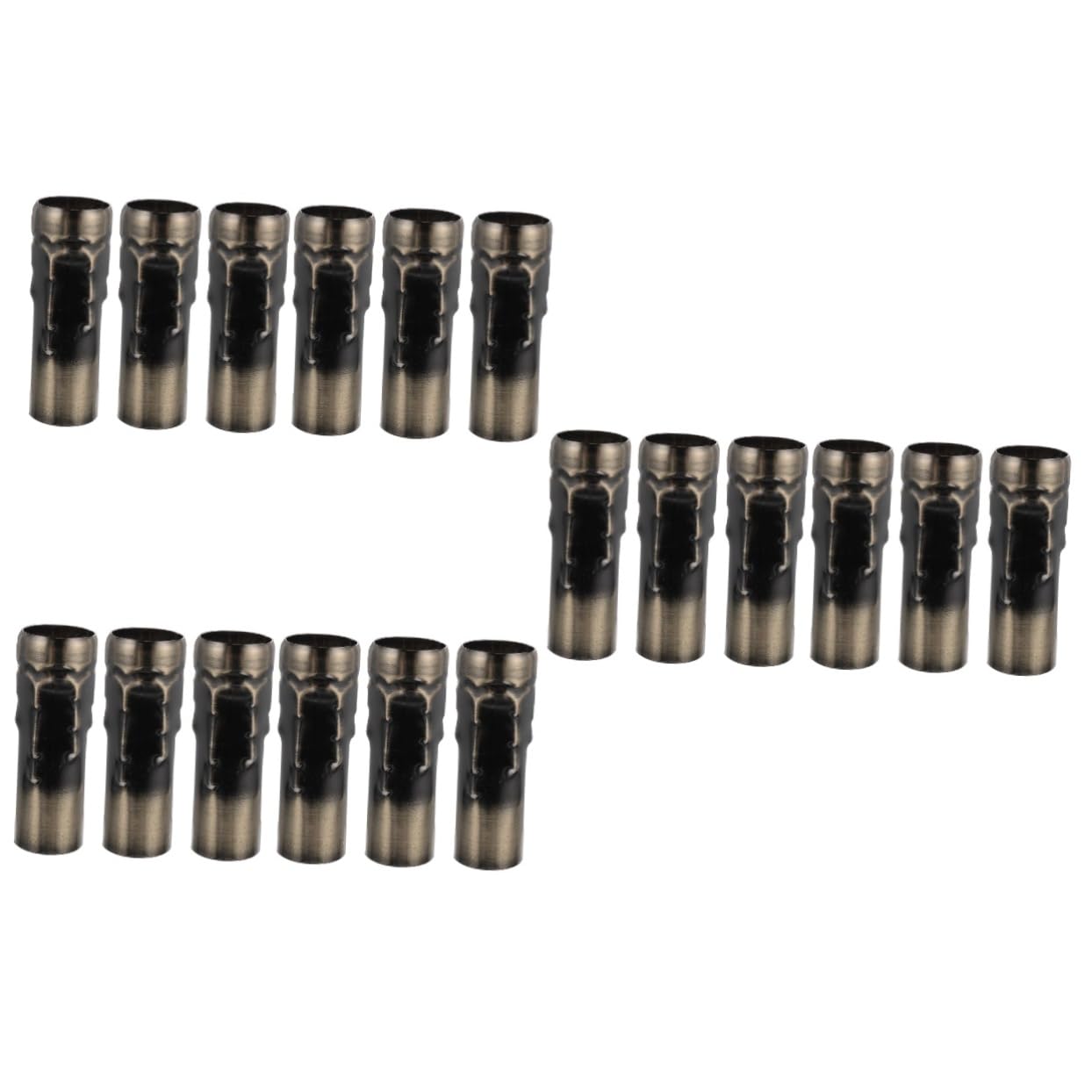 DOITOOL Lot De 3 Cache-douille De Lustre E14 Douille Décorative Tube Pour Douille De Bougie 6 Pièces X 3