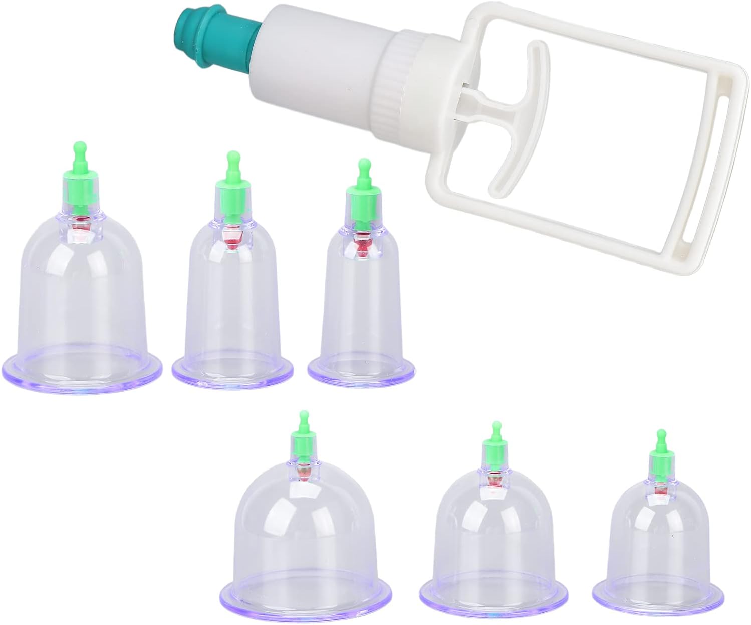 Folany Cupping Set, Professional Therapy Chinese Kit with Vacuum Pump, Suction Hijama Cellulite