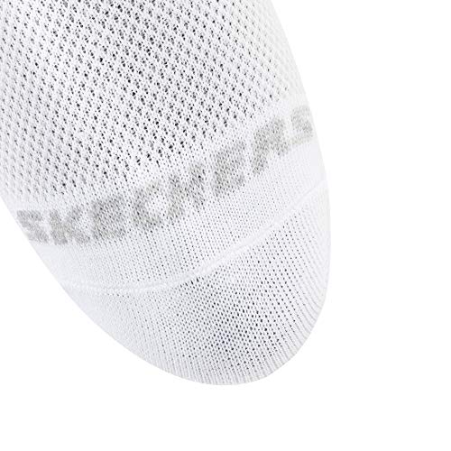 Skechers Womens 6 Pack Low Cut Socks, White/Grey, 9 11 Us #TOP4