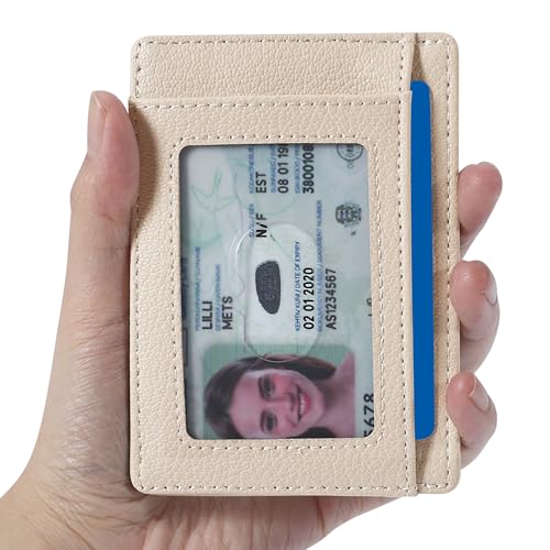 Travelambo Medium RFID Blocking Minimalist Leather Wallet